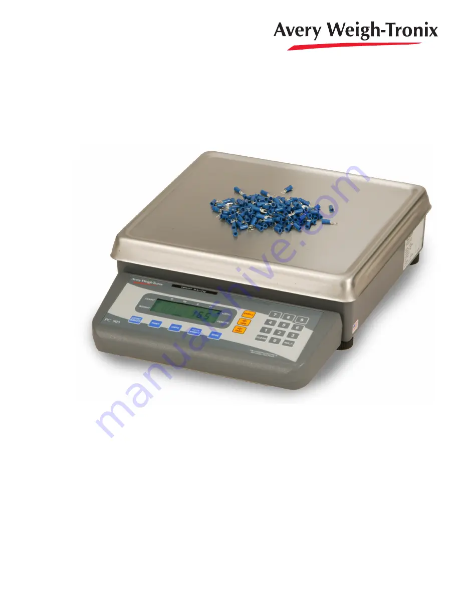 Avery Weigh-Tronix PC-905 User Instructions Download Page 1