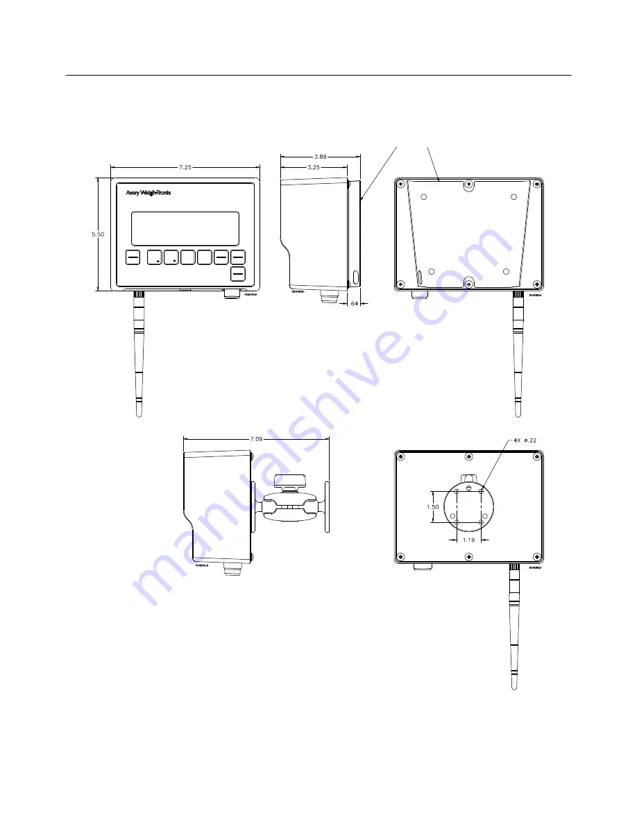 Avery Weigh-Tronix RD40RF User Instructions Download Page 10