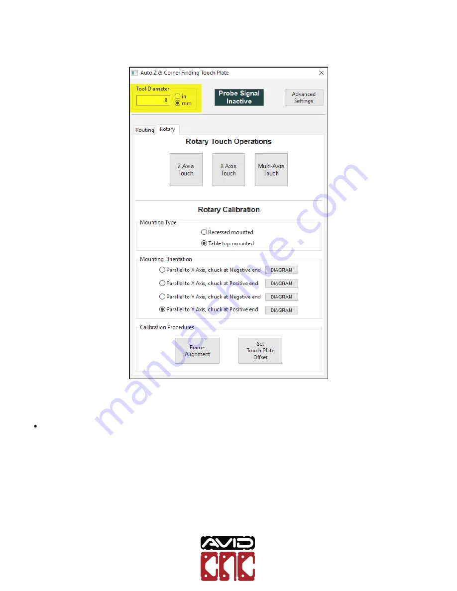 Avid Technology CNC Rotary Axis Installation & Calibration Manual Download Page 45