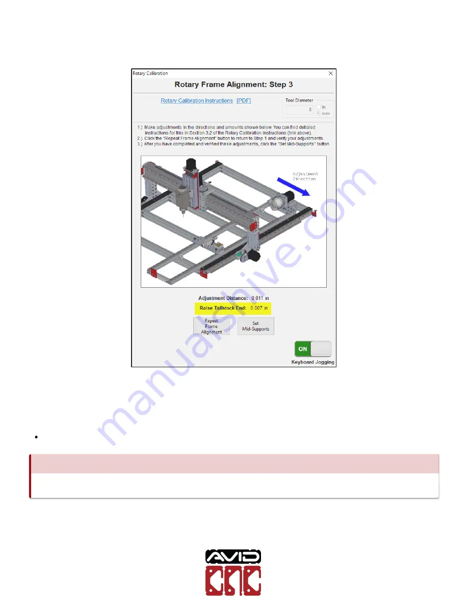 Avid Technology CNC Rotary Axis Installation & Calibration Manual Download Page 54