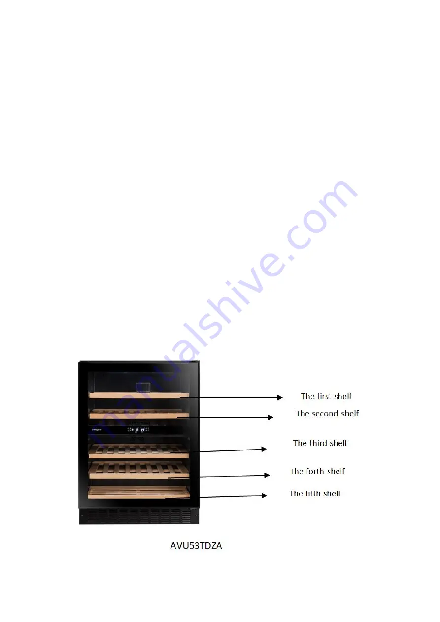 Avintage AVU53TDZA Use Instruction Download Page 38