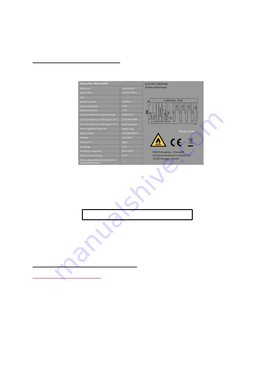 Avintage AVU53TDZA Use Instruction Download Page 92