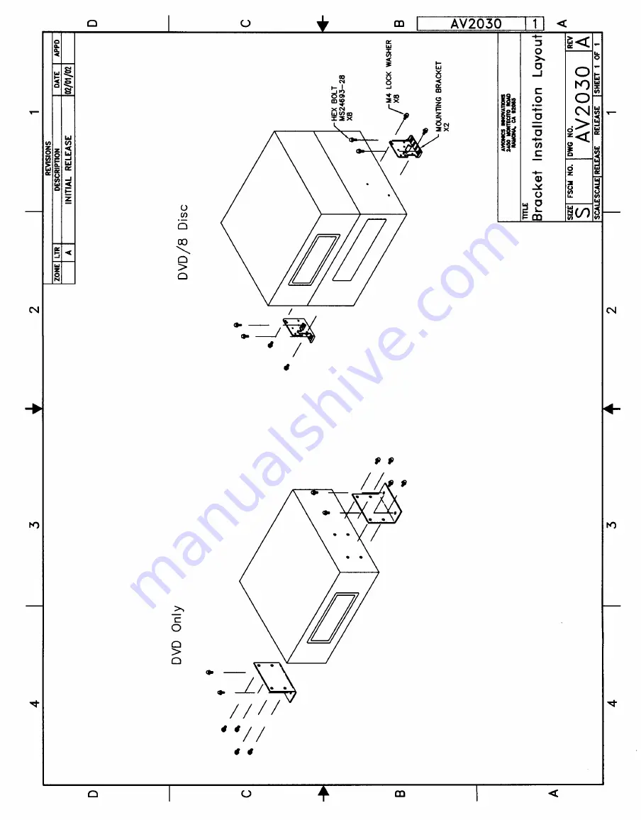 Avionics Innovations AI-DVD Installation Manual Download Page 12