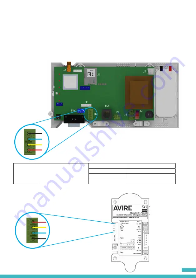 AVIRE 4G DCP Скачать руководство пользователя страница 58