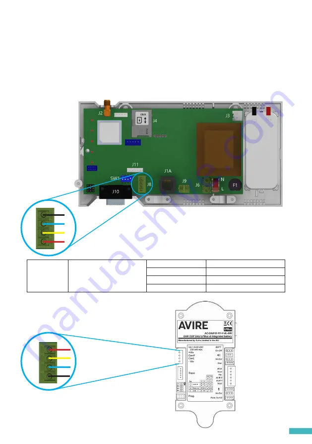 AVIRE DCP Installation Manual Download Page 38