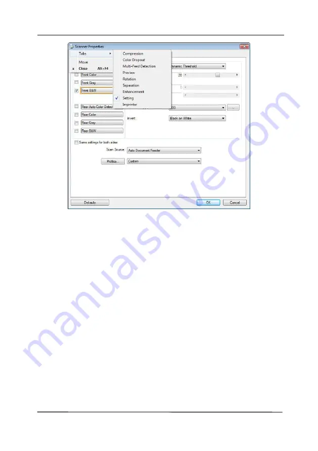 Avision AD335F User Manual Download Page 53