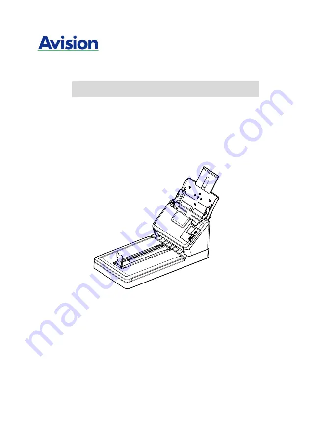 Avision AD340GF Скачать руководство пользователя страница 1