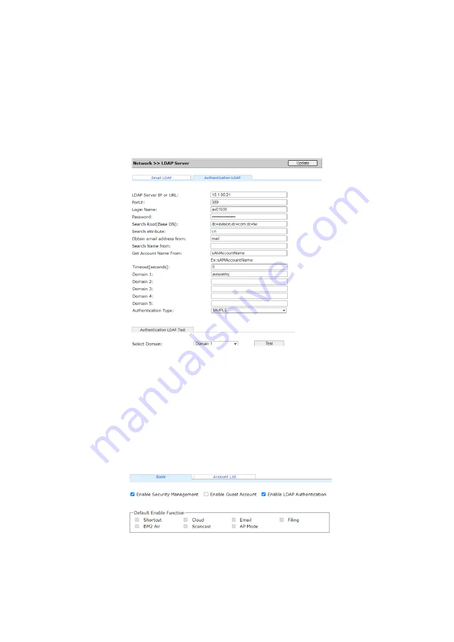 Avision AN360W User Manual Download Page 56