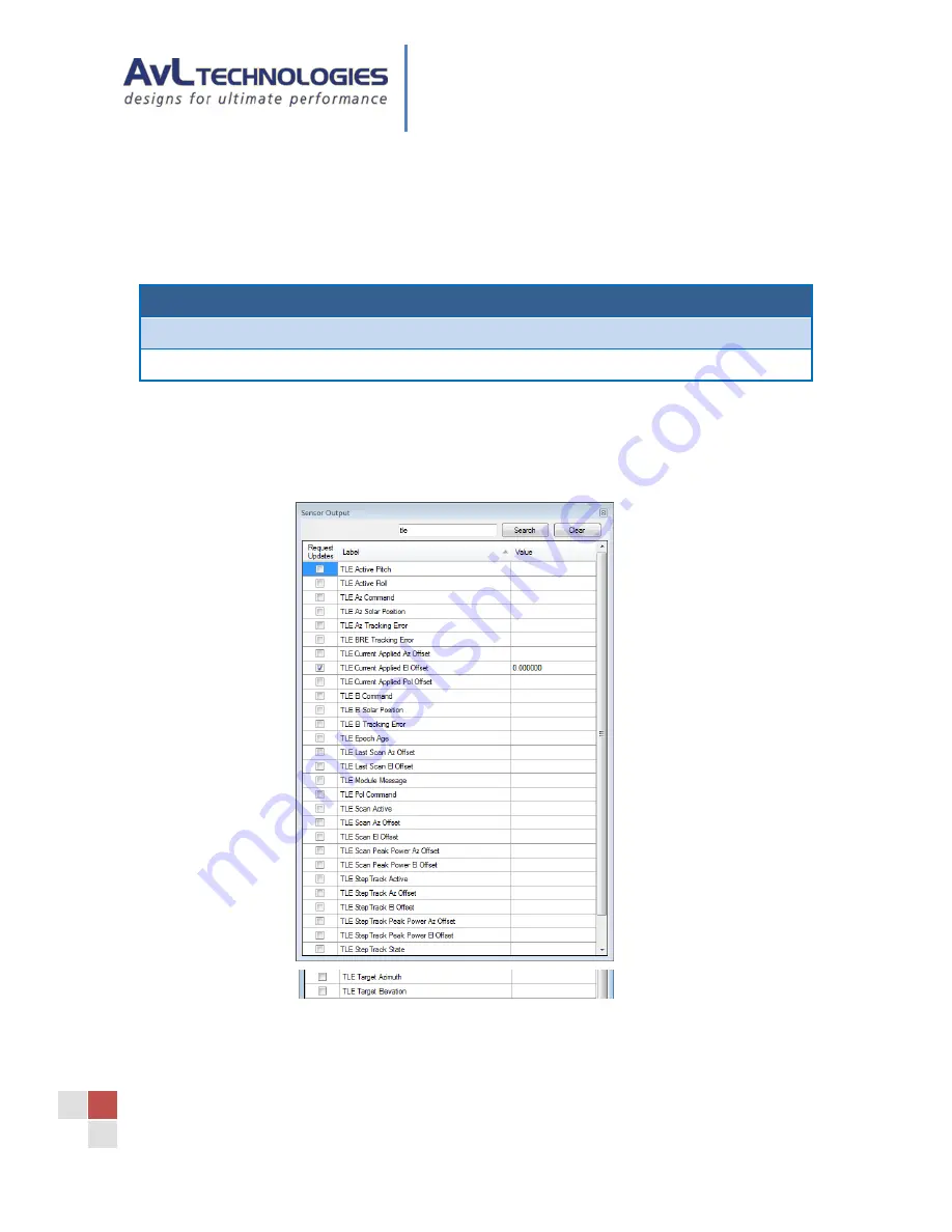 AvL Technologies AAQ TLE Tracking Module Скачать руководство пользователя страница 18