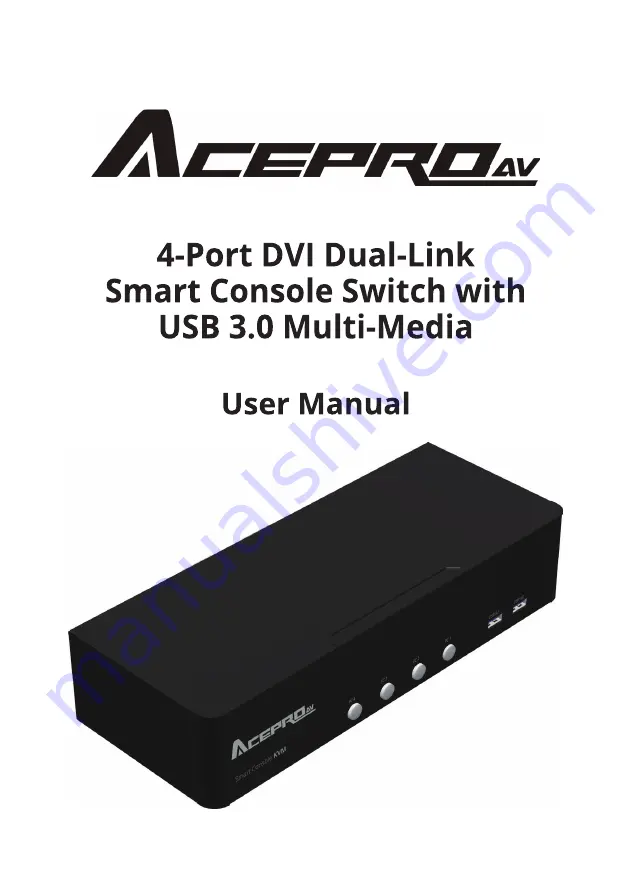 AvLab AceProAv User Manual Download Page 1