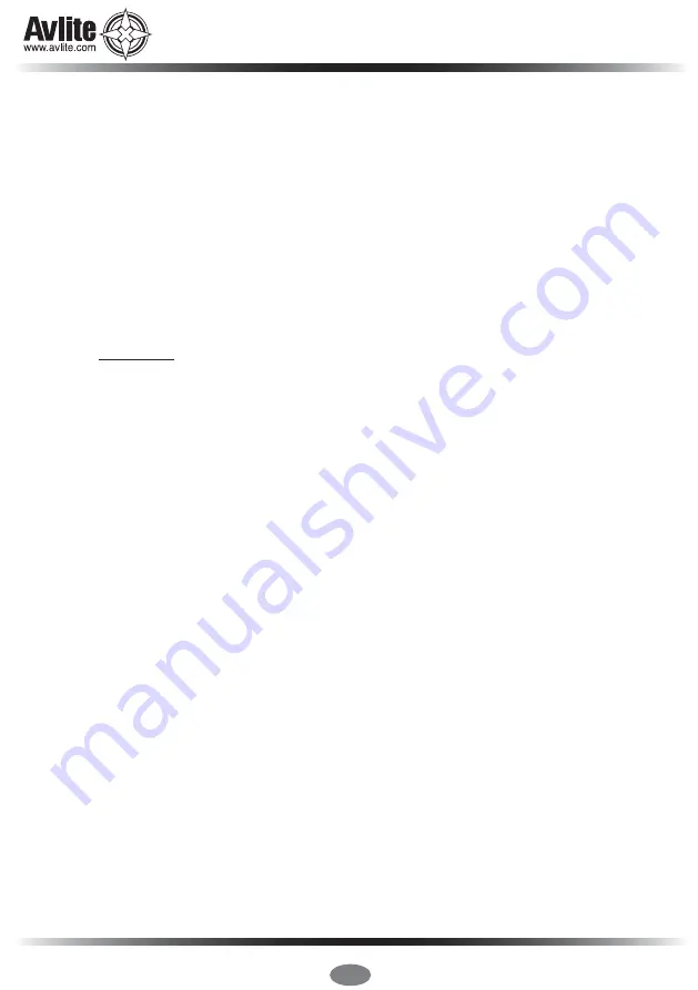 Avlite AV-425-RF Manual Download Page 20