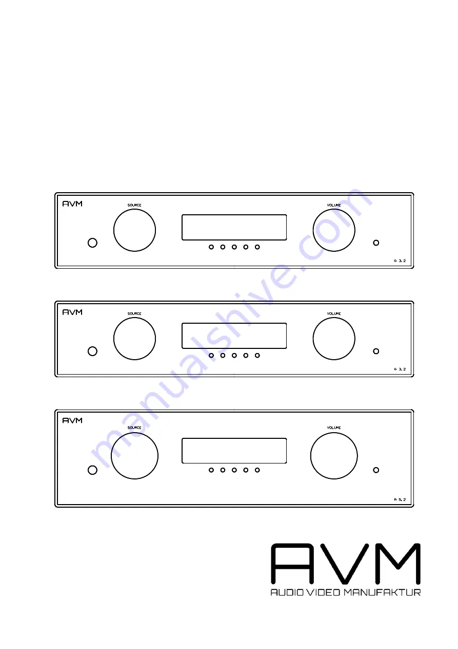 AVM EVOLUTION A3.2 Скачать руководство пользователя страница 1