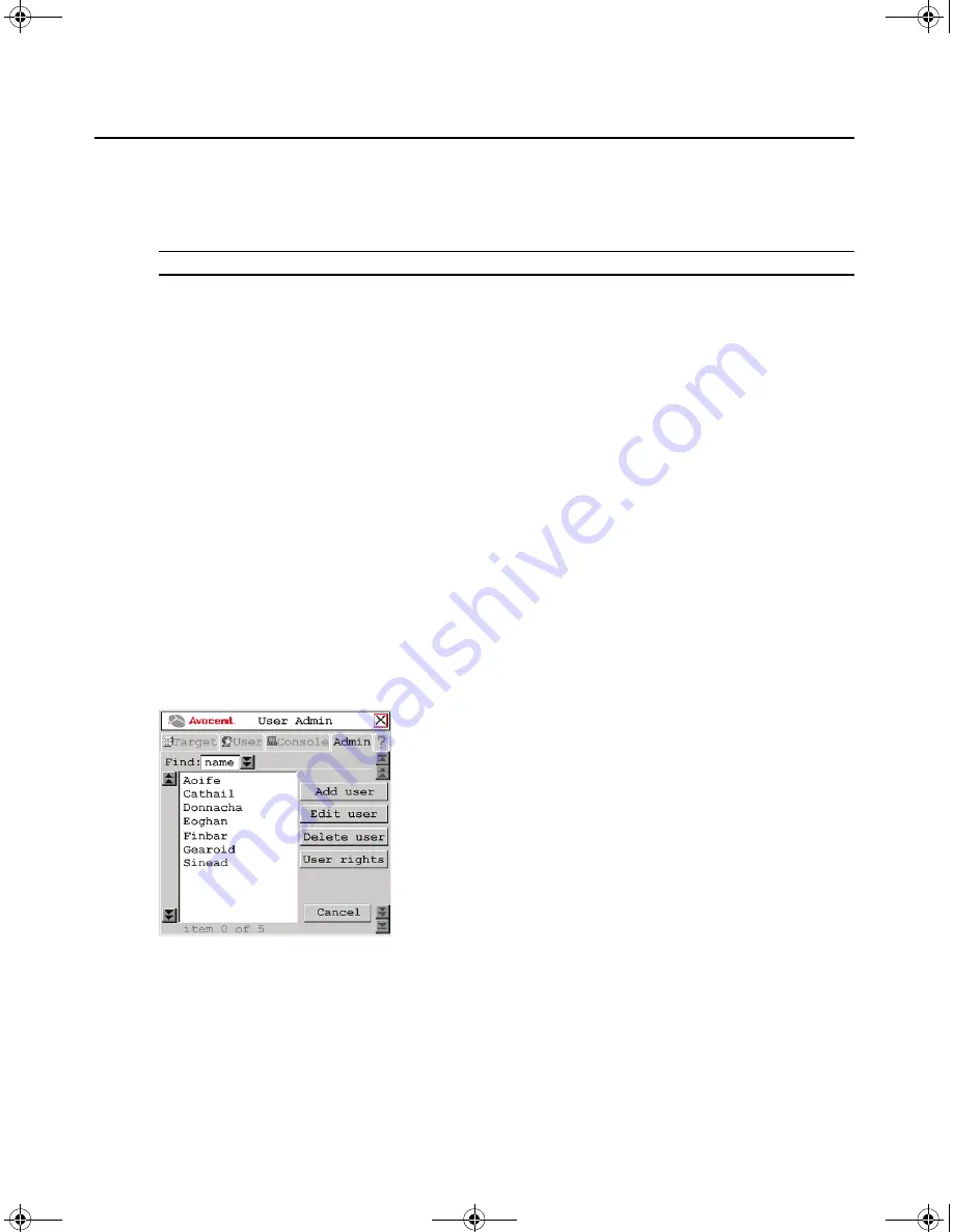 Avocent AMX 5030 Installer/User Manual Download Page 56