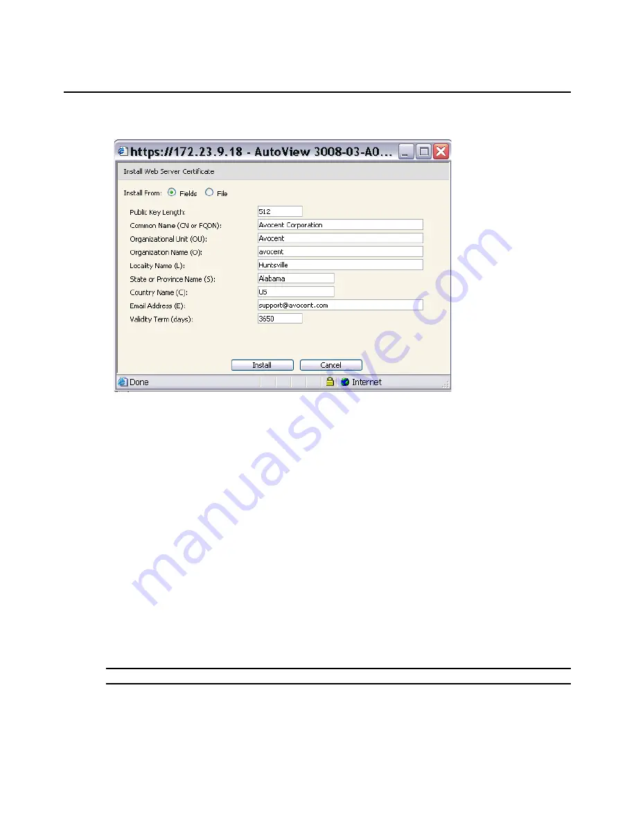 Avocent AUTOVIEW 3008 Installer/User Manual Download Page 77