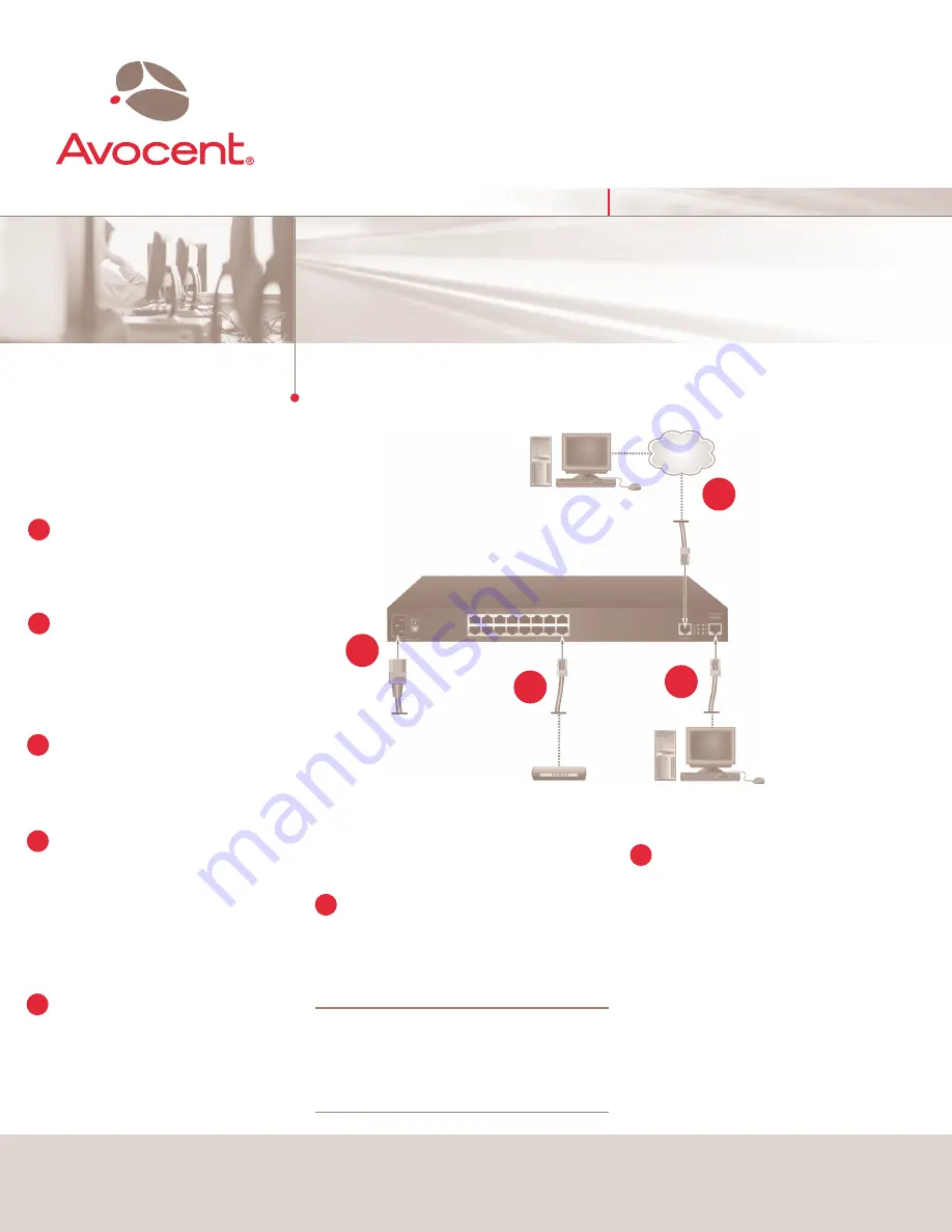 Avocent Cyclades CS Quick Installation Manual Download Page 1