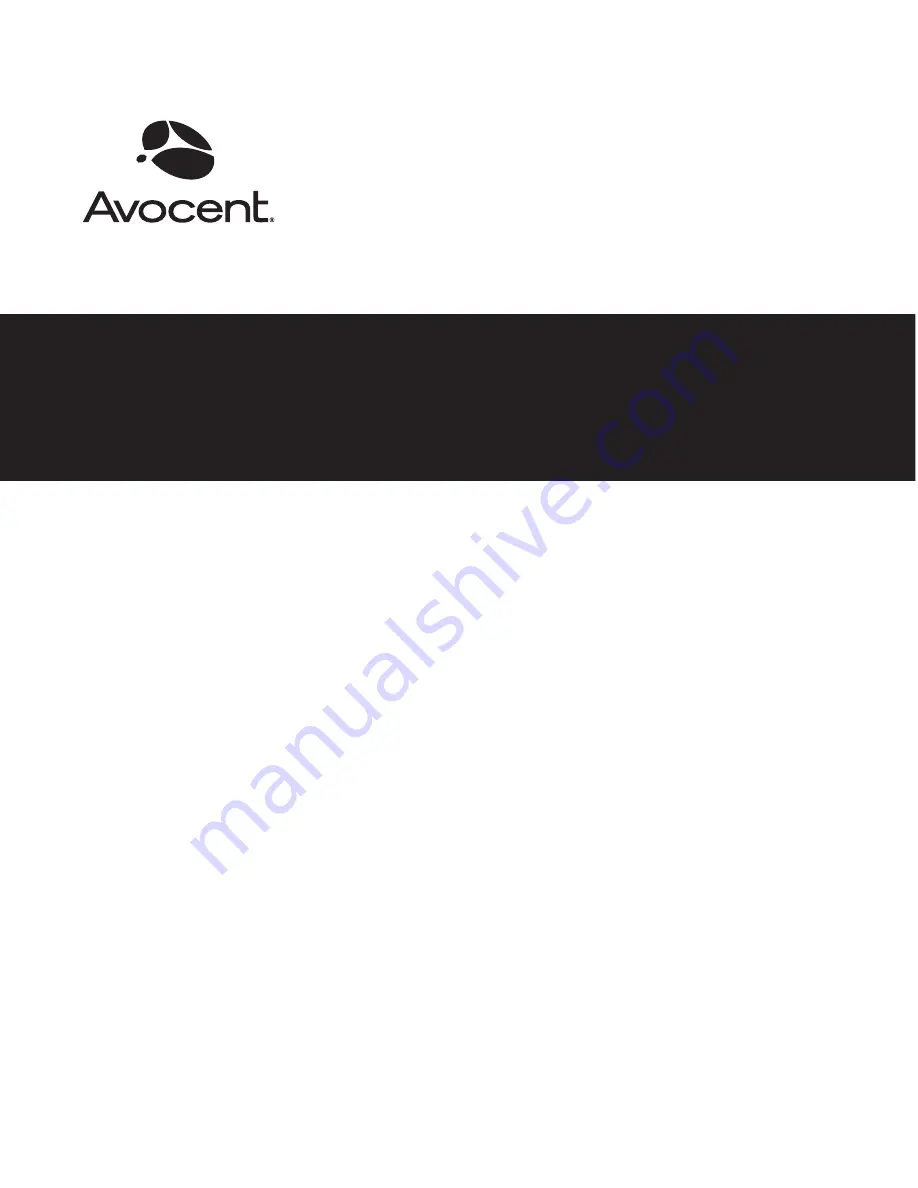 Avocent SST-64P Installer/User Manual Download Page 31