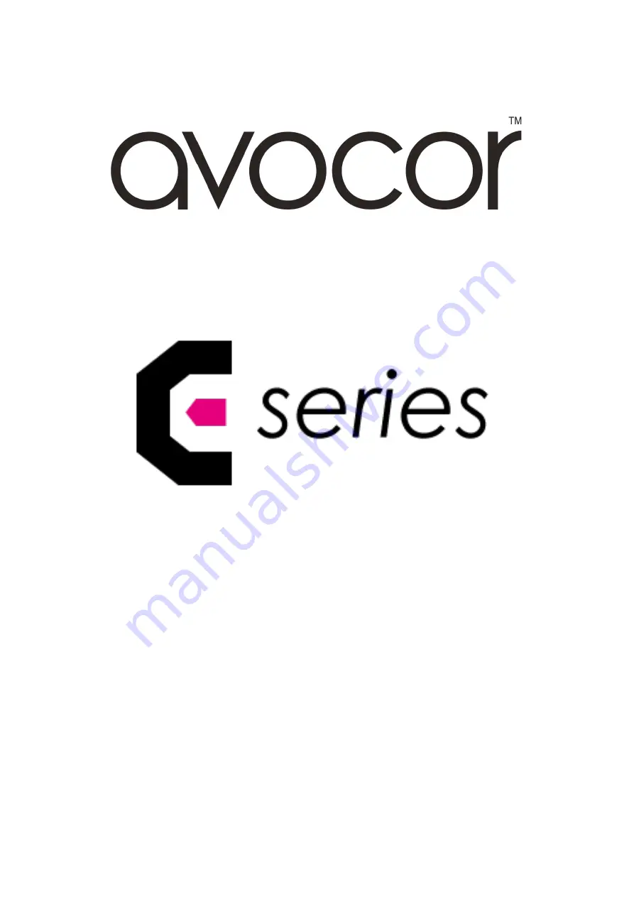 AVOCOR AVE-6520 Quick Start Manual Download Page 1