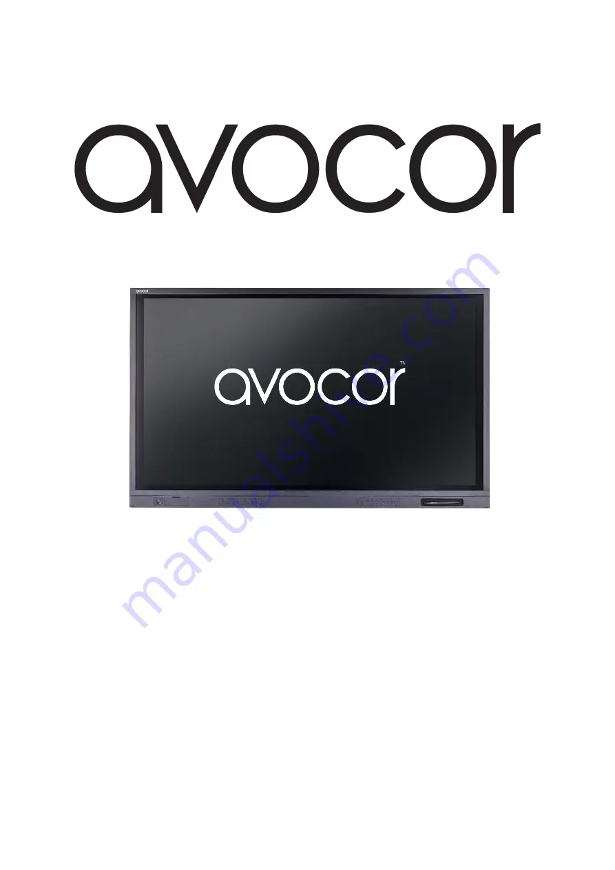 AVOCOR AVE Series User Manual Download Page 1