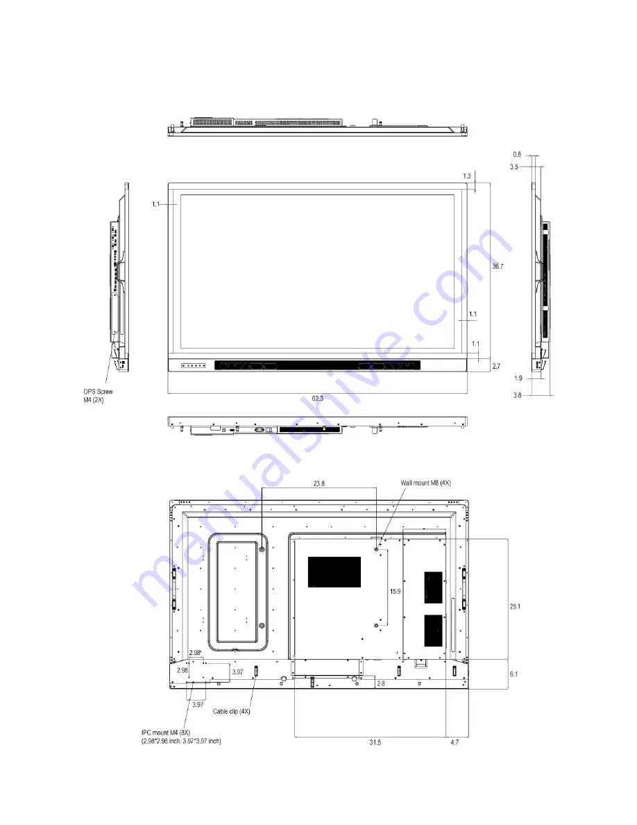 AVOCOR AVF-6550 Installation And Operation Manual Download Page 61