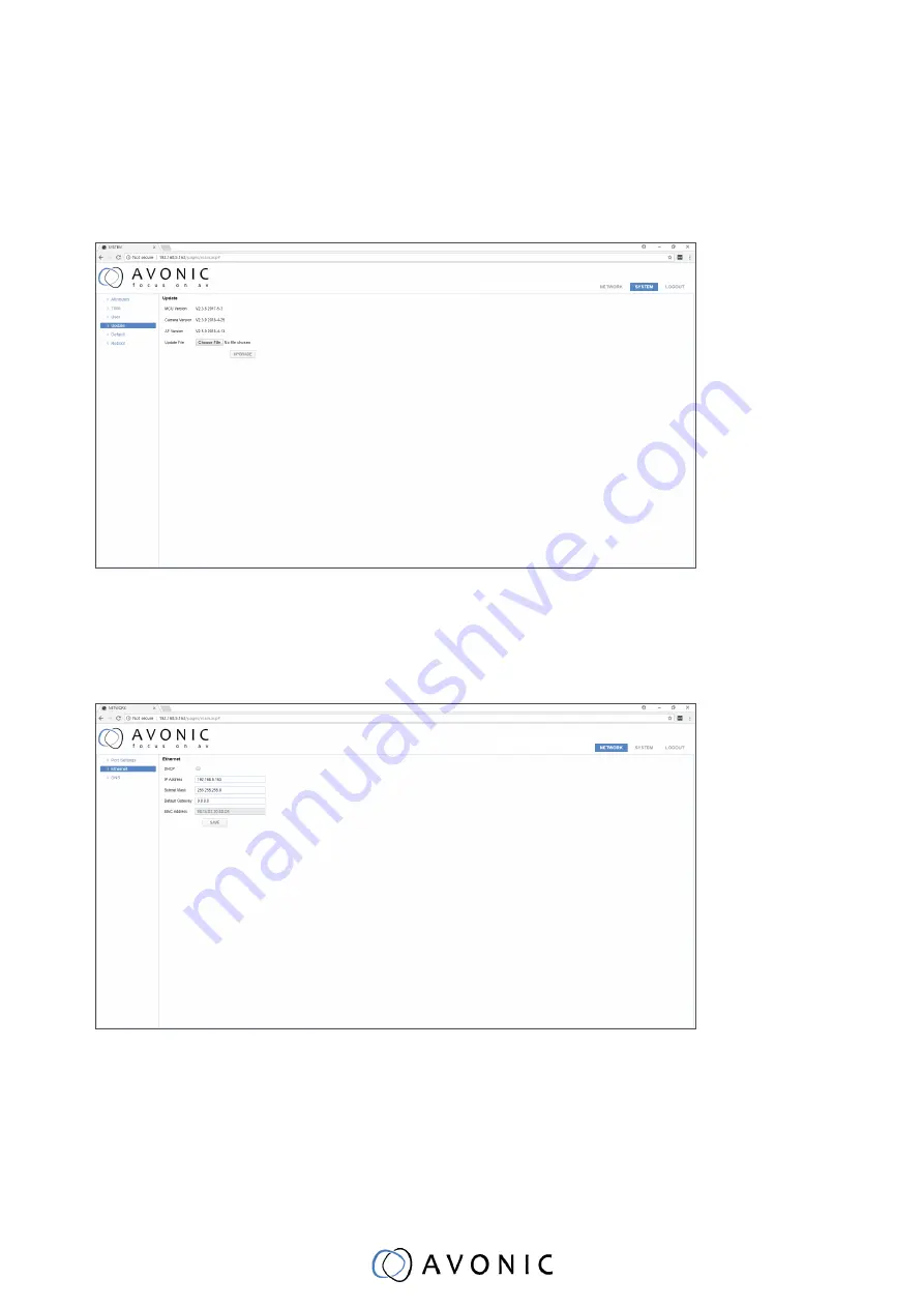 Avonic AV-CM44-VCUC-B User Manual Download Page 20