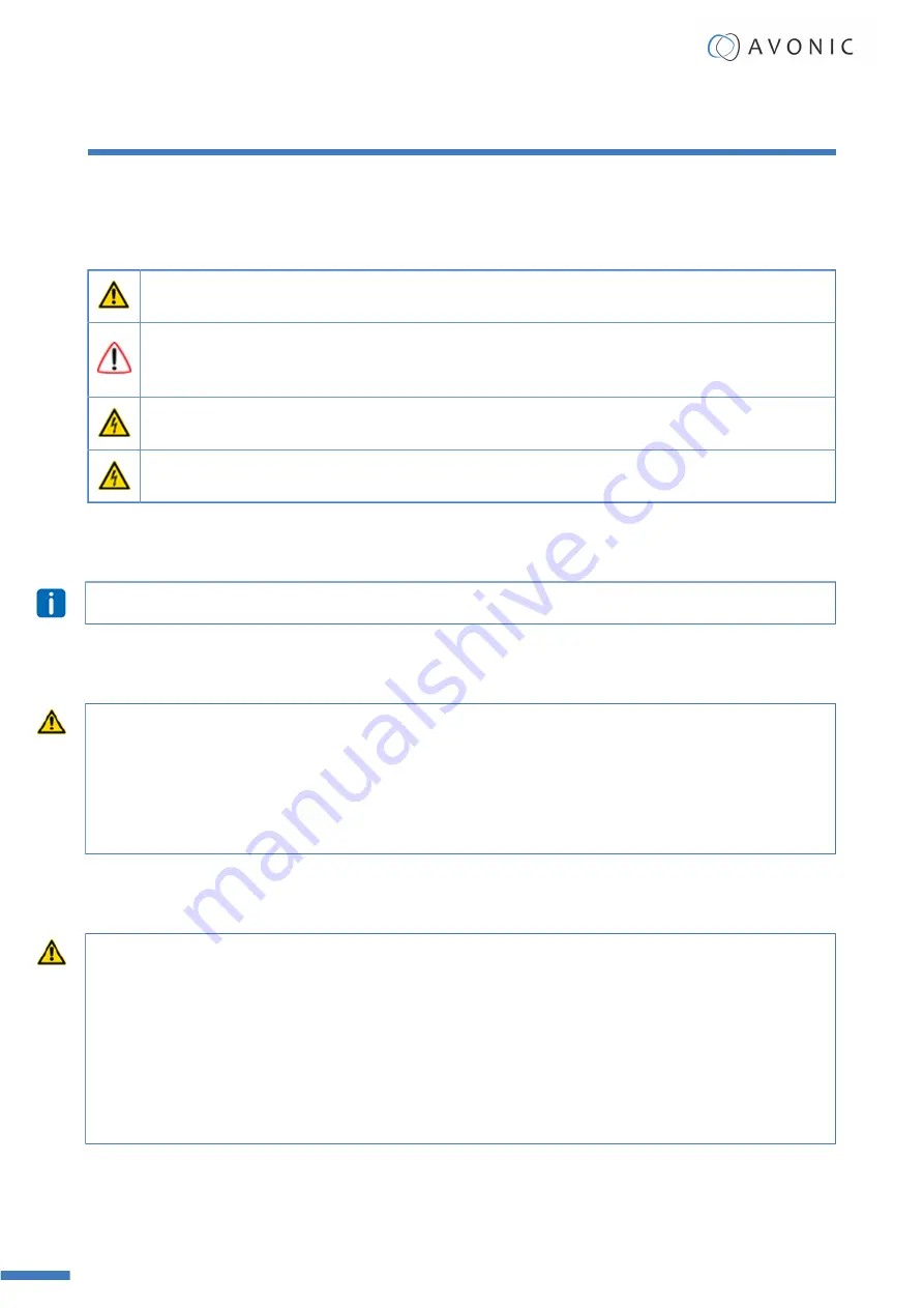 Avonic AV-MT250 Series Manual Download Page 7