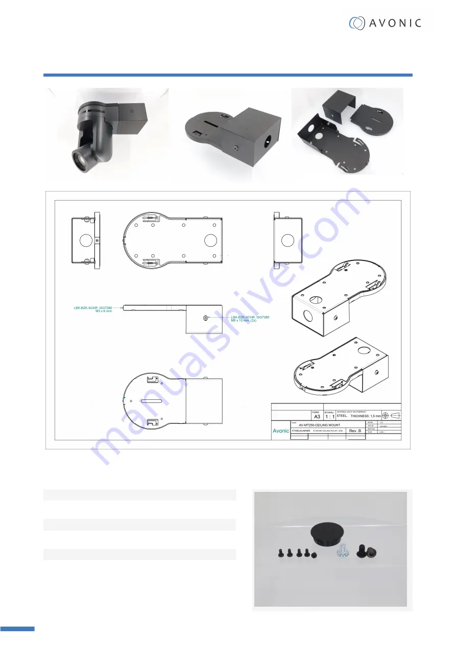 Avonic AV-MT250 Series Manual Download Page 15