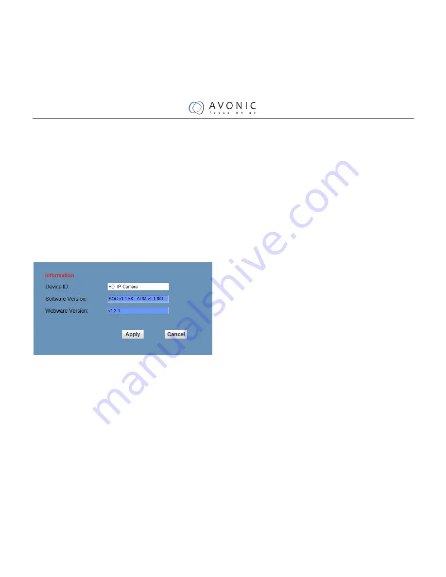 Avonic CM50-IP User Manual Download Page 41