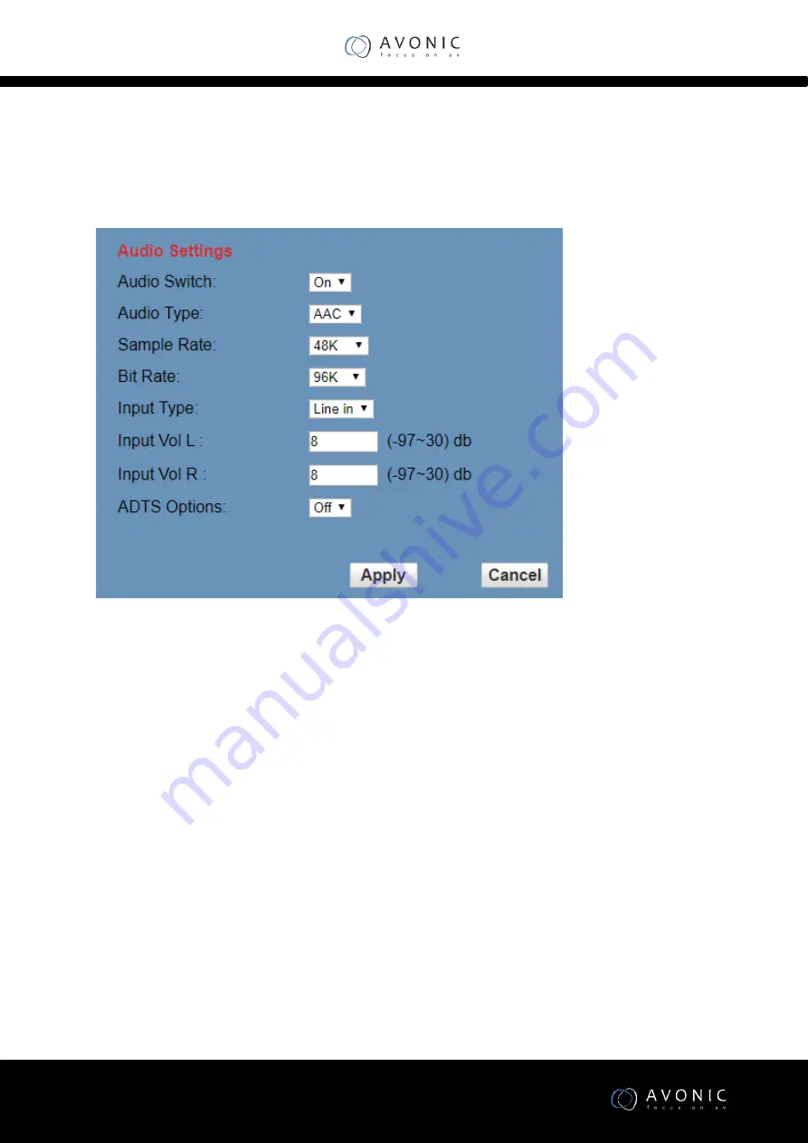 Avonic CM61-IP User Manual Download Page 43