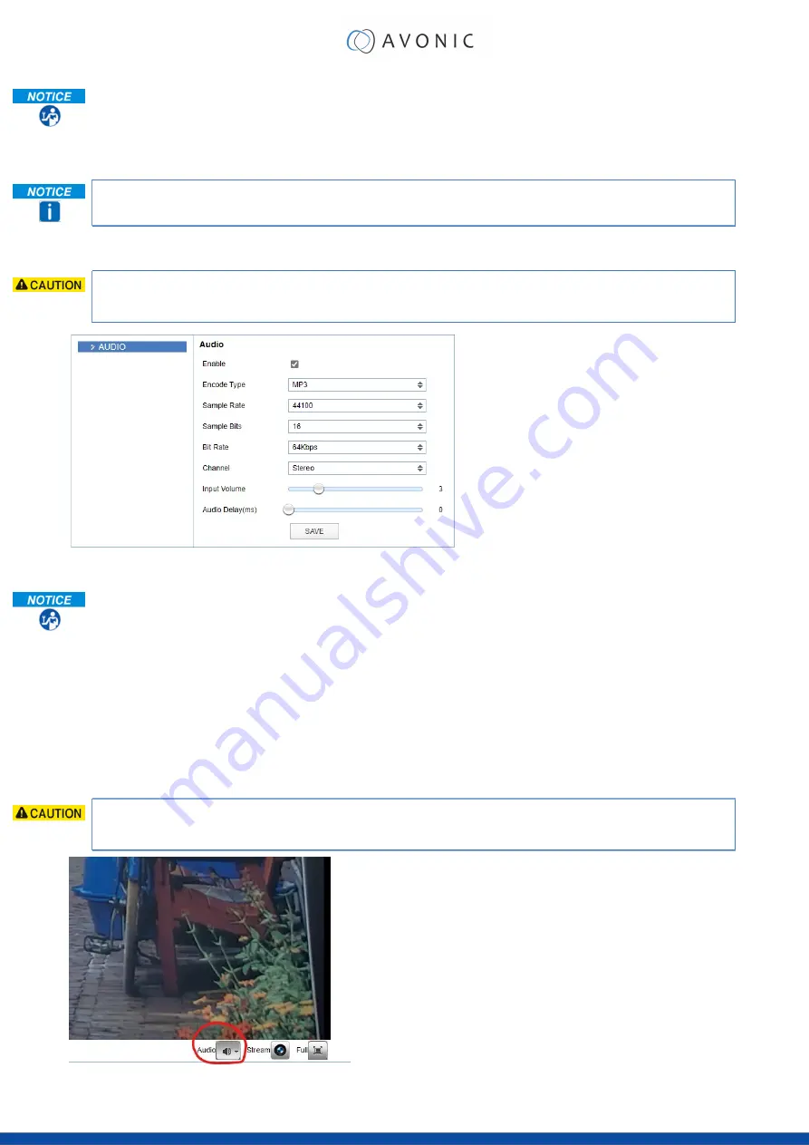 Avonic CM70-IP User Manual Download Page 21