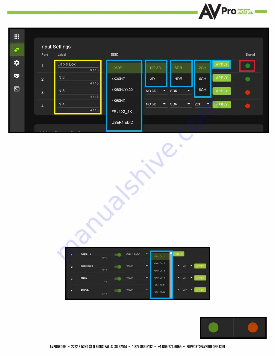 AVProEdge AC-MX-42X User Manual Download Page 15