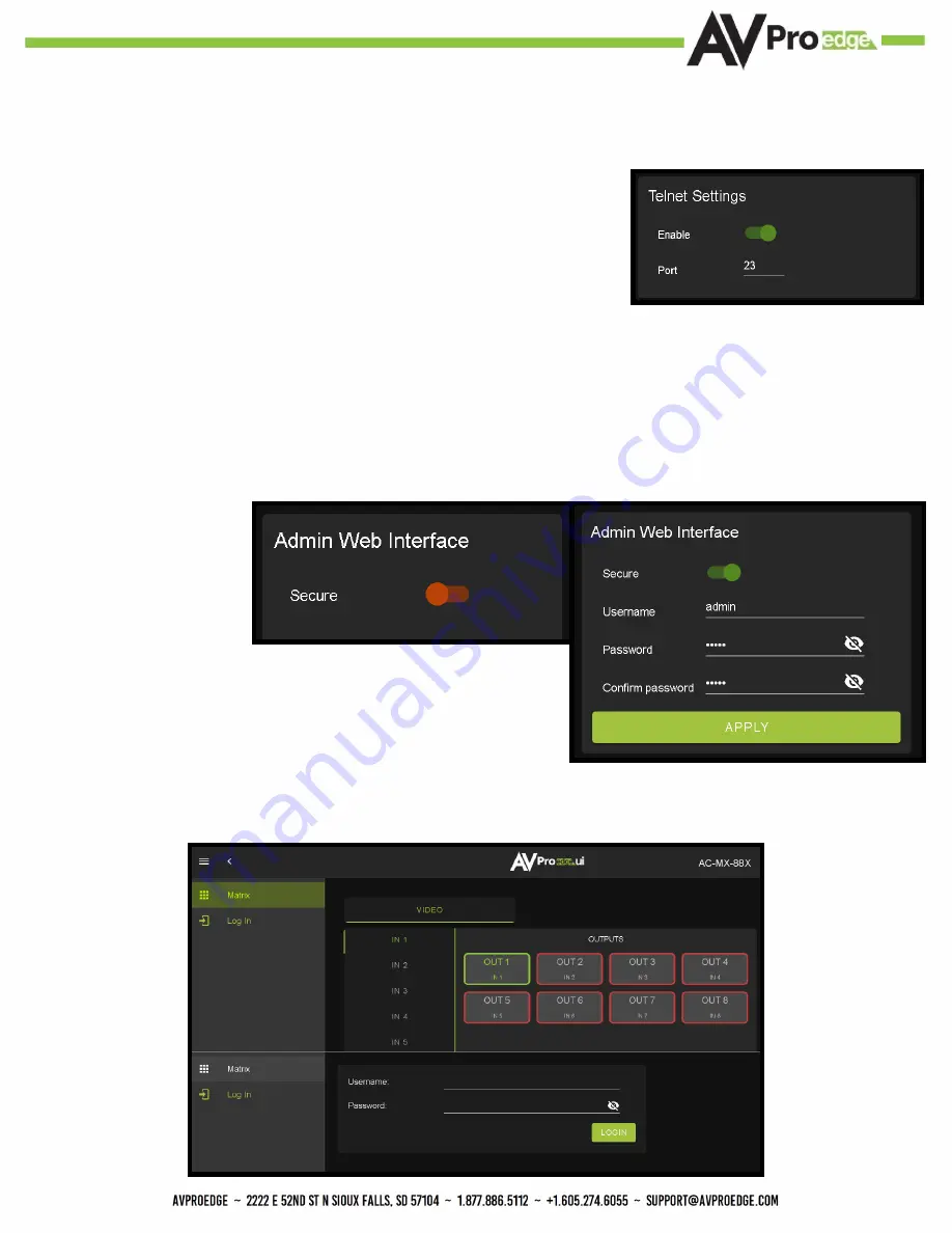 AVProEdge AC-MX-88X User Manual Download Page 23