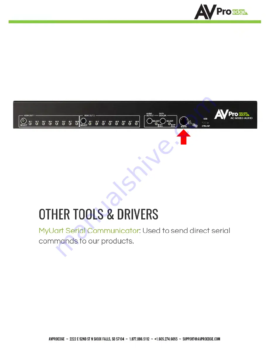 AVProEdge AC-MX82-AUHD User Manual Download Page 12