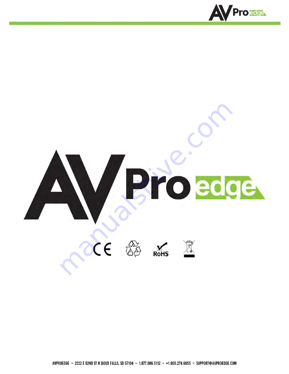 AVProEdge AC-MX88-AUHD-NSFS Скачать руководство пользователя страница 25