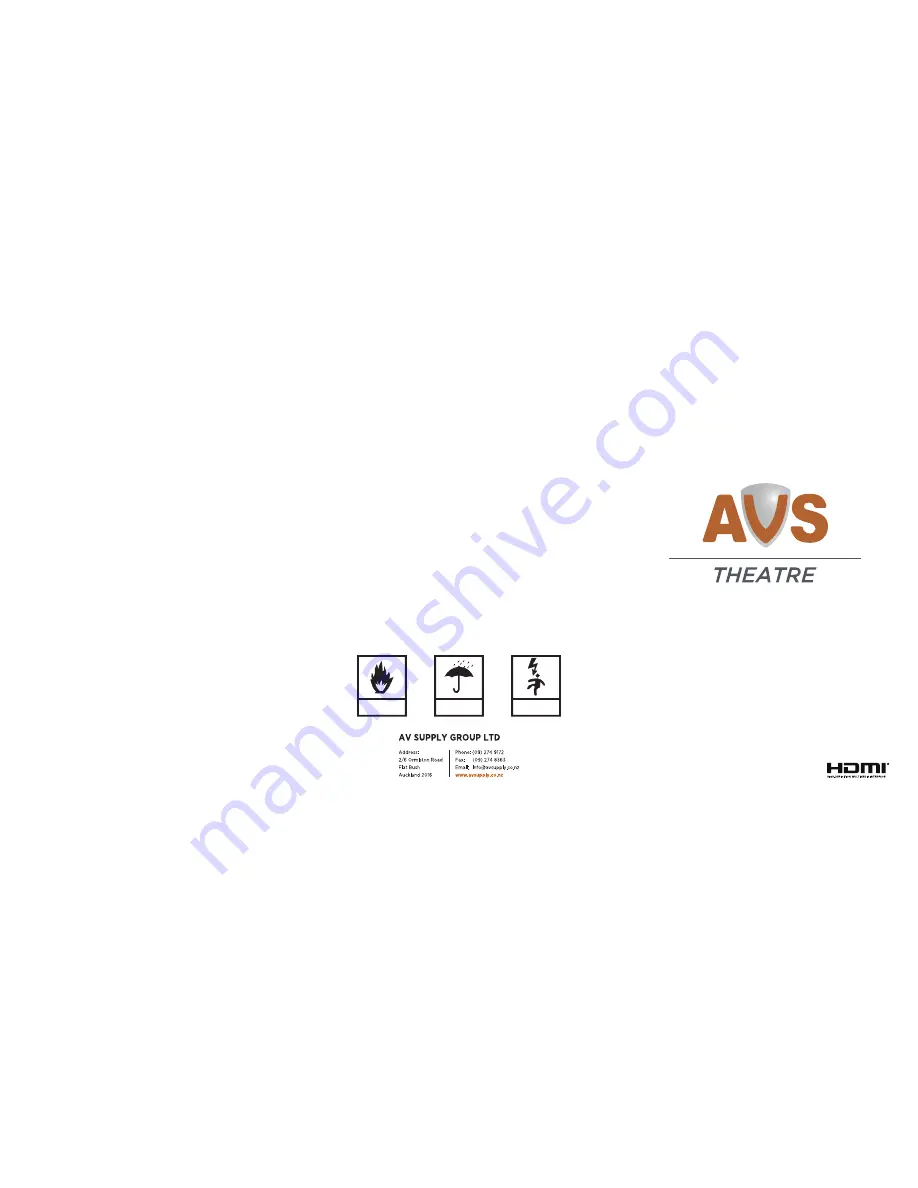 AVS AHDSP2 User Manual Download Page 1