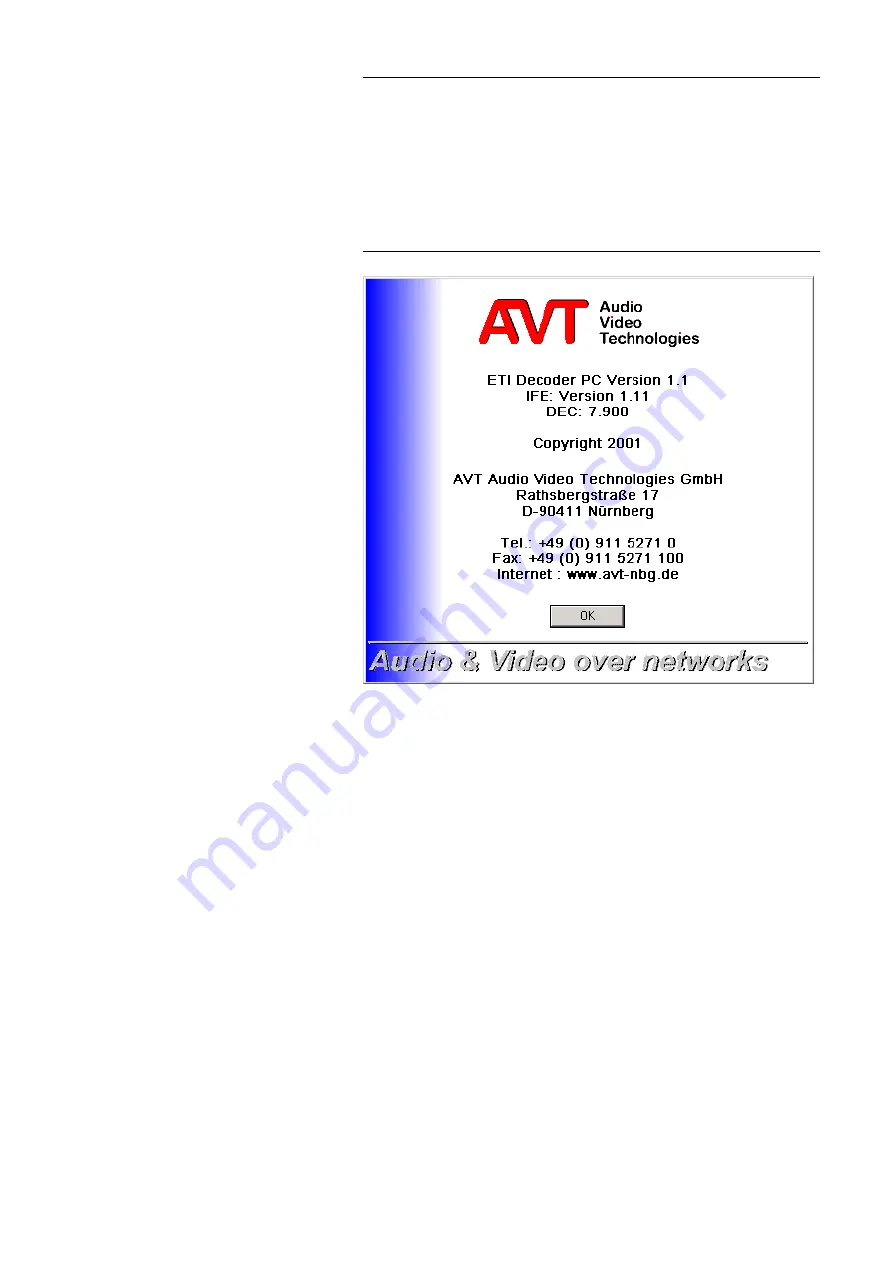 AVT MAGIC DAB Hardware/Software Description Download Page 37