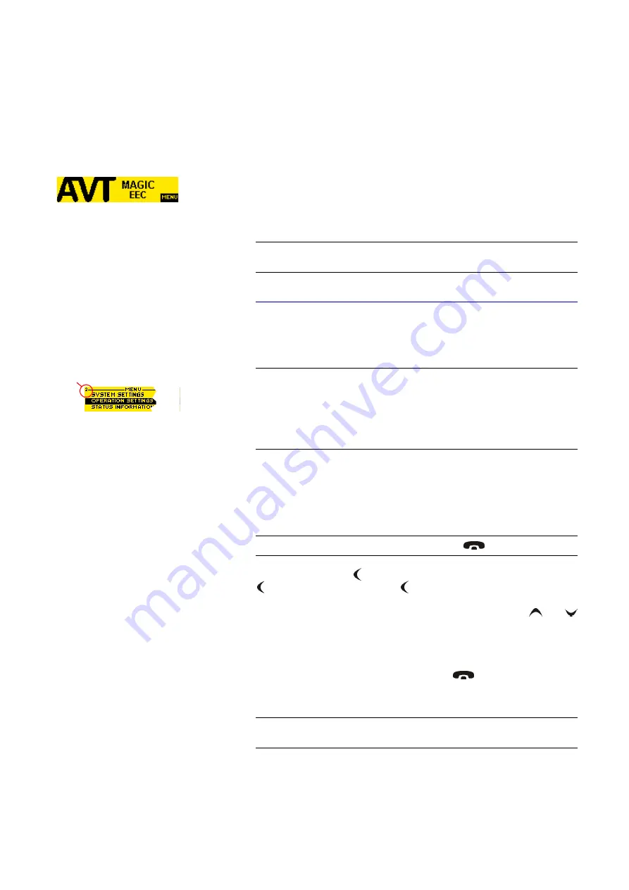 AVT MAGIC EEC Hardware & Software Manual Download Page 59