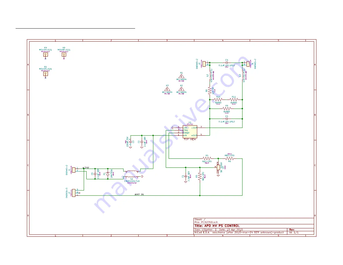 AVTECH ELECTROSYSTEMS AVR-E5-B Instructions Manual Download Page 36