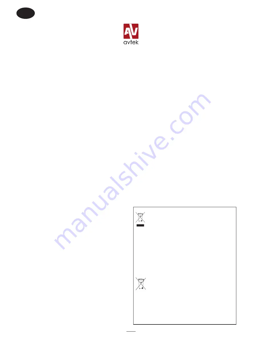 Avtek TouchScreen Pro series Quick Manual Download Page 8