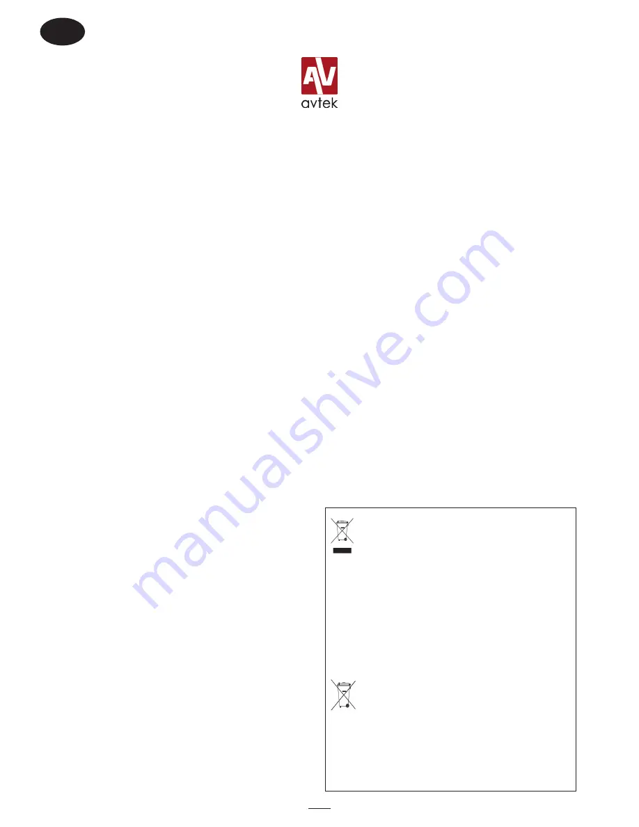 Avtek TouchScreen Pro series Quick Manual Download Page 20