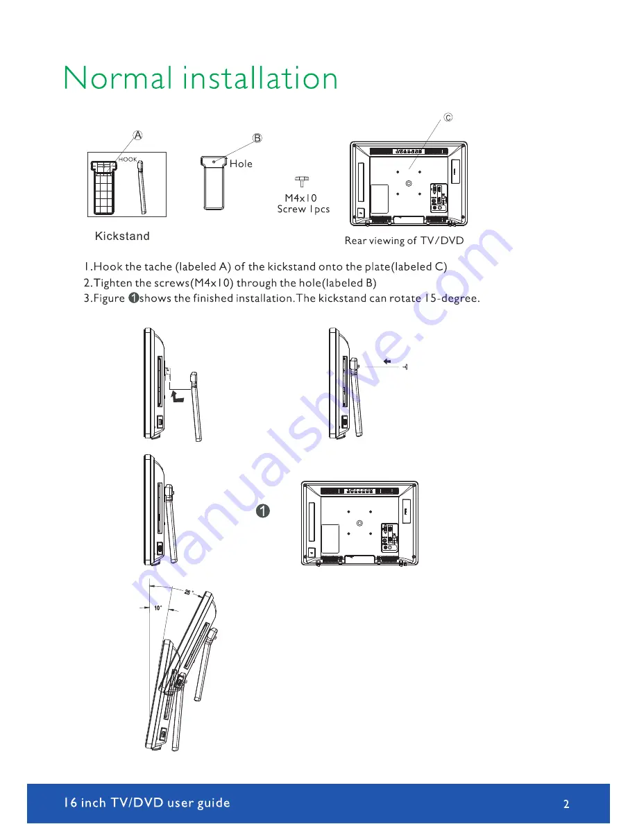 Avtex L165DRS User Manual Download Page 2