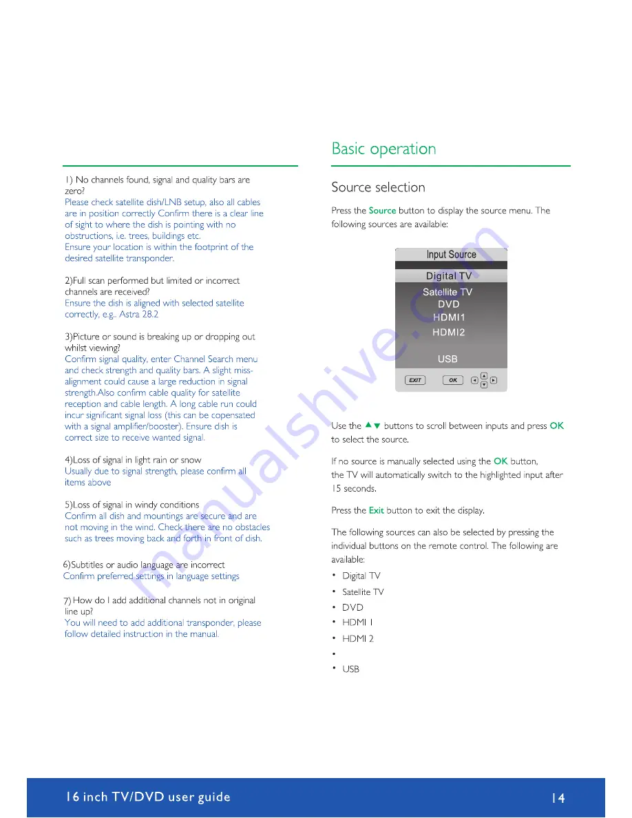 Avtex L165DRS User Manual Download Page 14