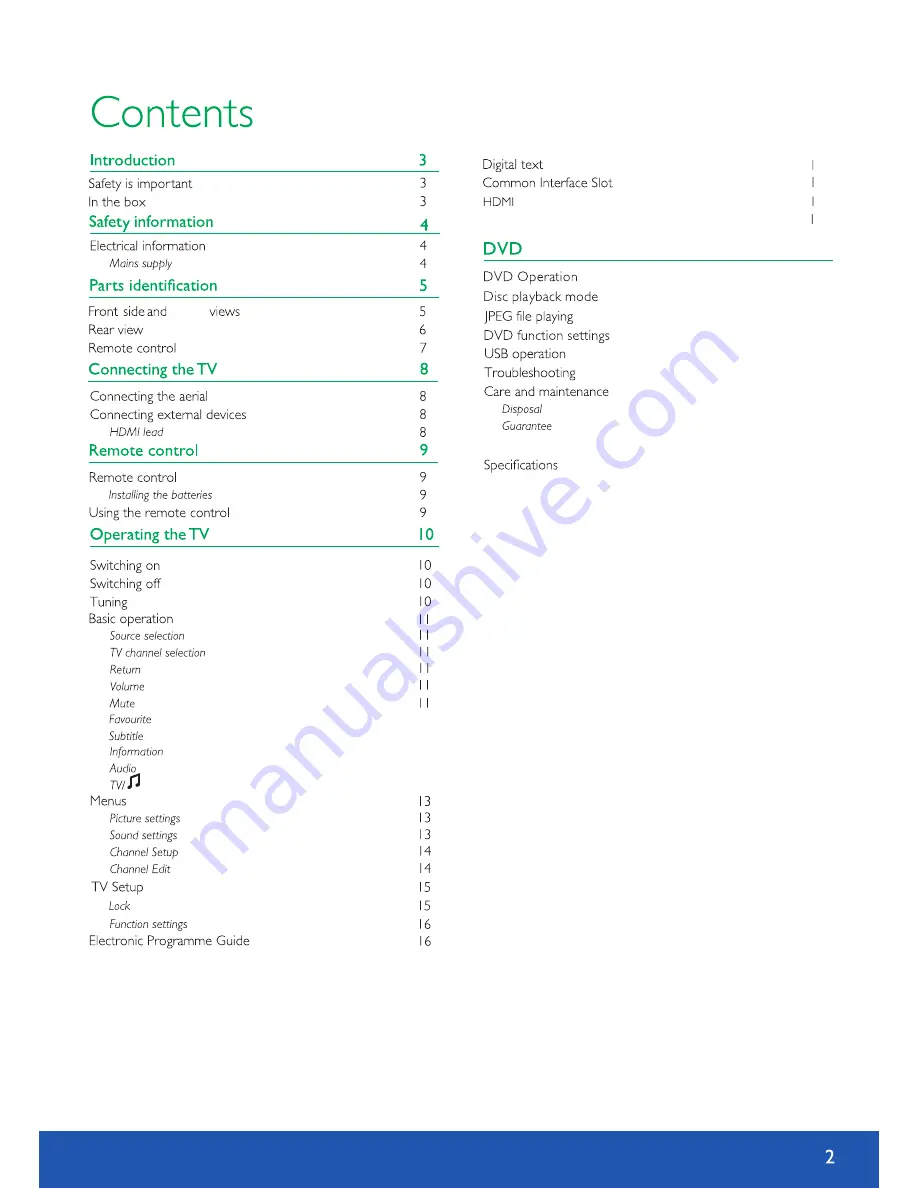 Avtex L168DR User Manual Download Page 2