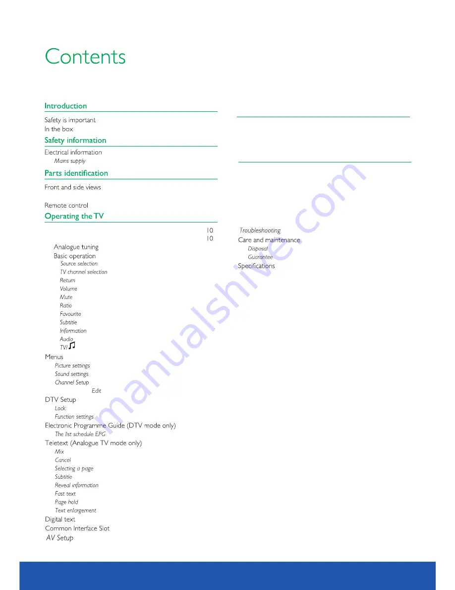 Avtex W103D User Manual Download Page 2