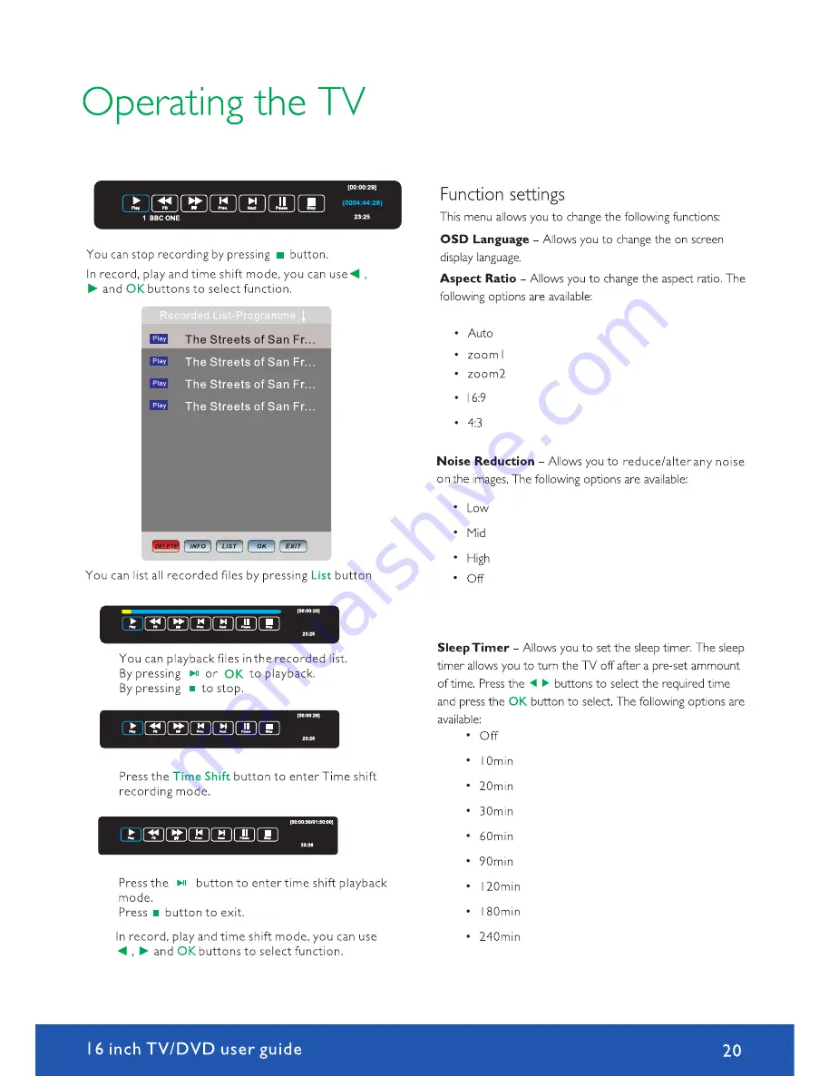 Avtex W164DRS User Manual Download Page 20