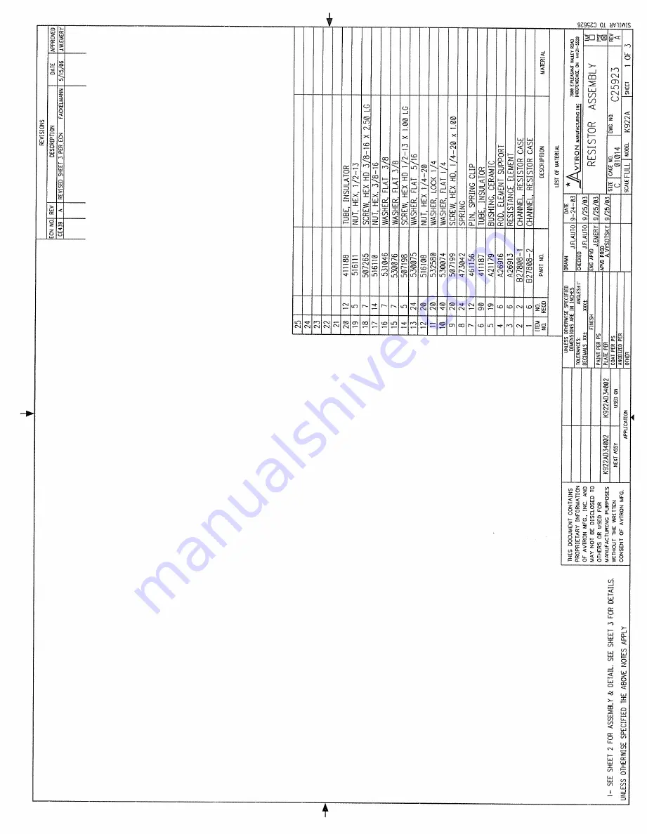 Avtron K922A Manual Download Page 57