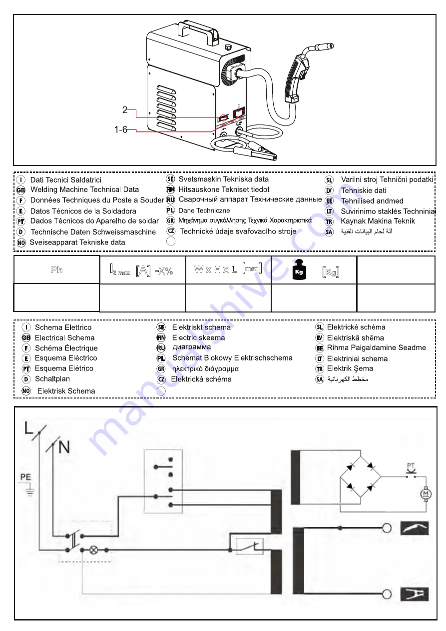 AWELCO AUTOMIG 130 User Manual Download Page 54