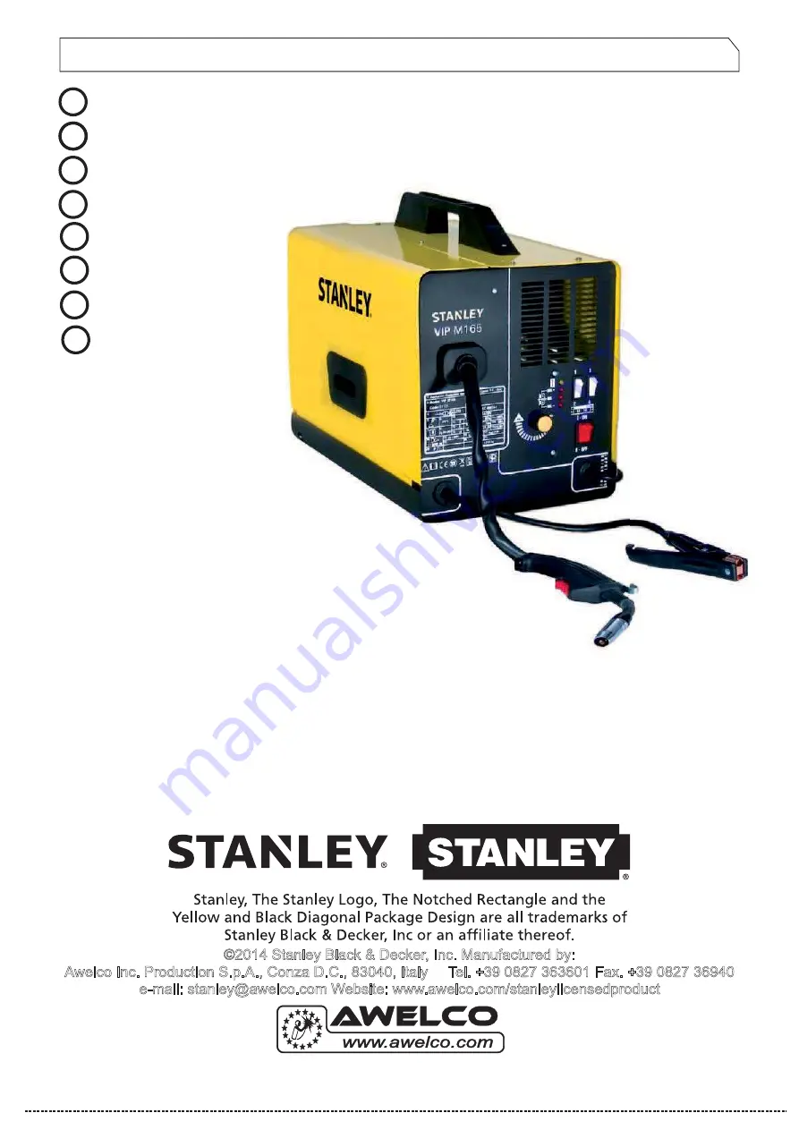 AWELCO STANLEY VIP M165 User Manual Download Page 2