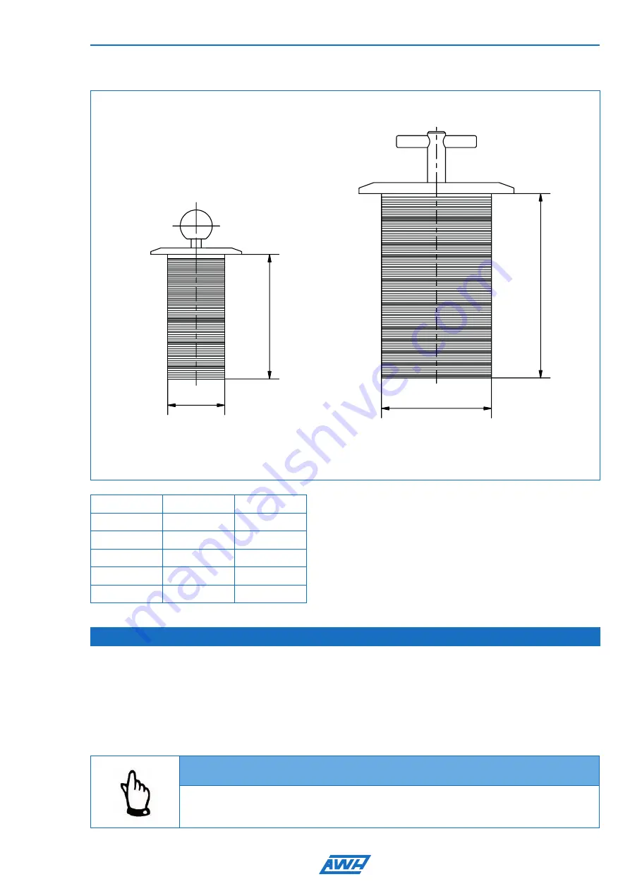 AWH DN25-DN100 / PN 10 Скачать руководство пользователя страница 9