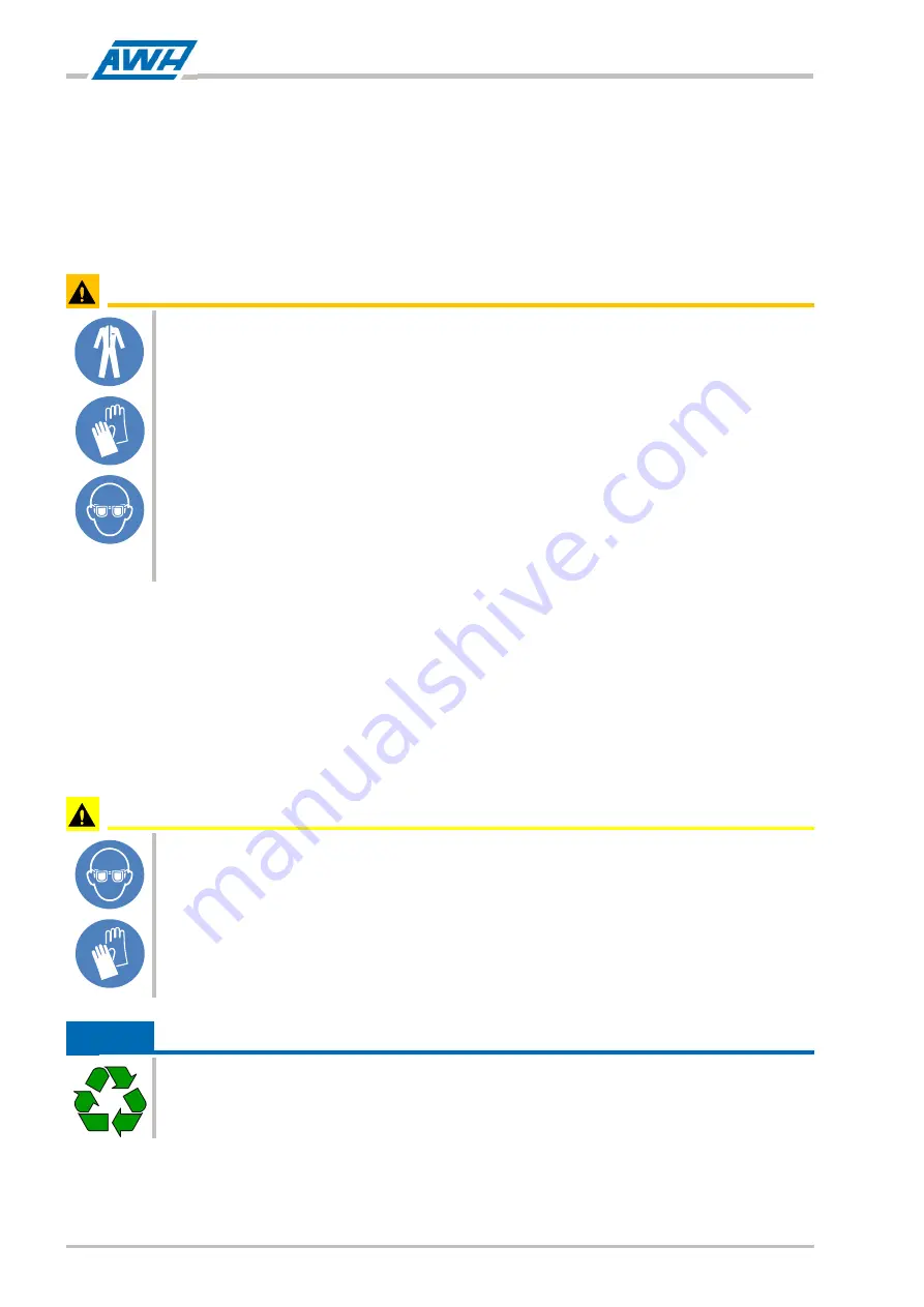 AWH TANKO JM100 Operating & Installation Instructions Manual Download Page 94