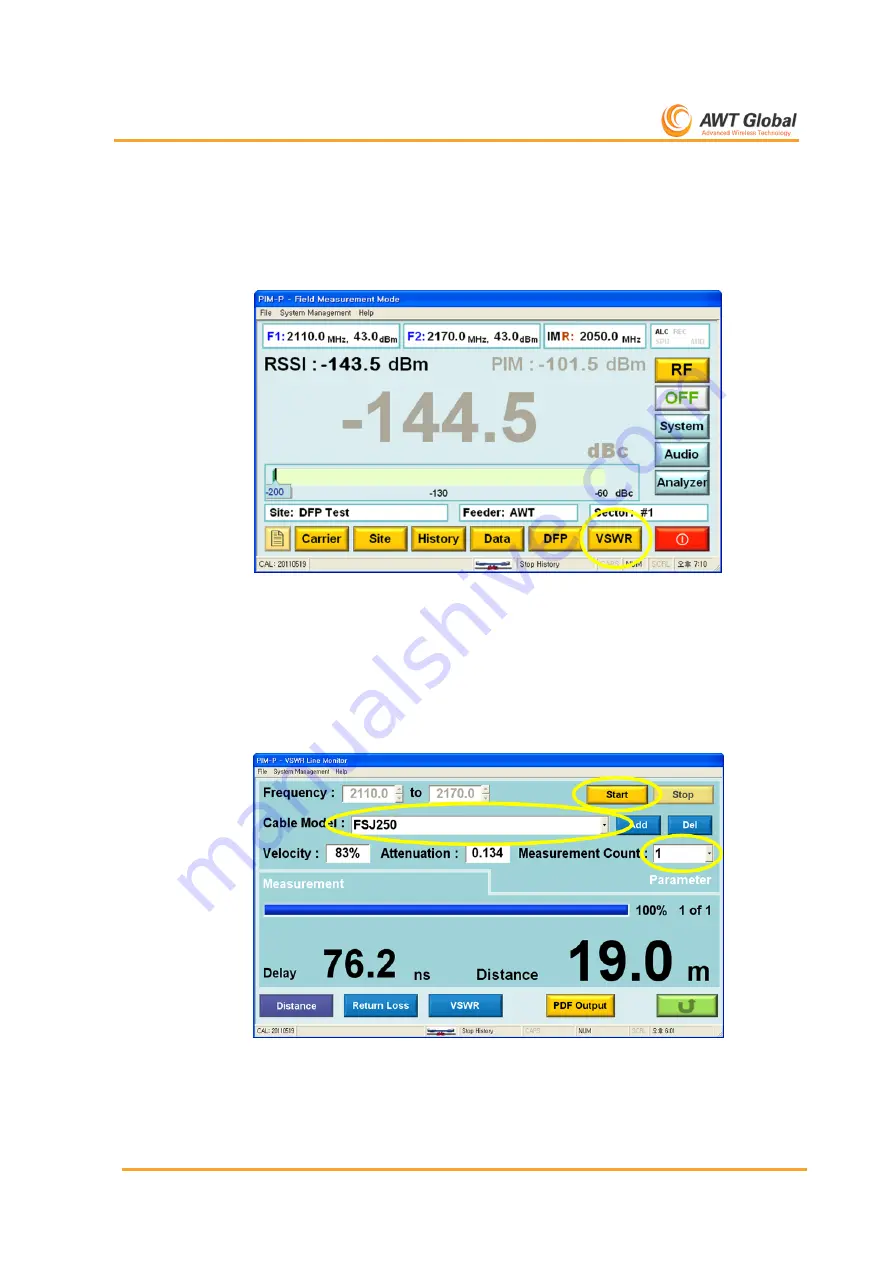 AWT PIM-P User Manual Download Page 74